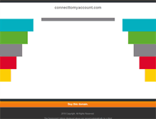 Tablet Screenshot of connecttomyaccount.com